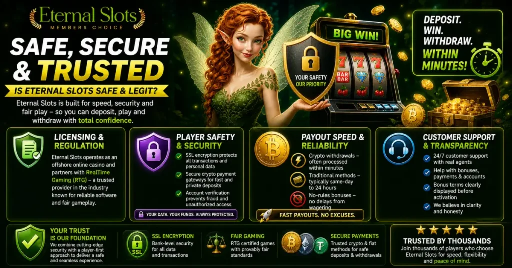 Is Eternal Slots Safe and Legit?
