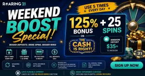 Roaring 21 Casino Weekend Bonus: Your Weekend Boost Special