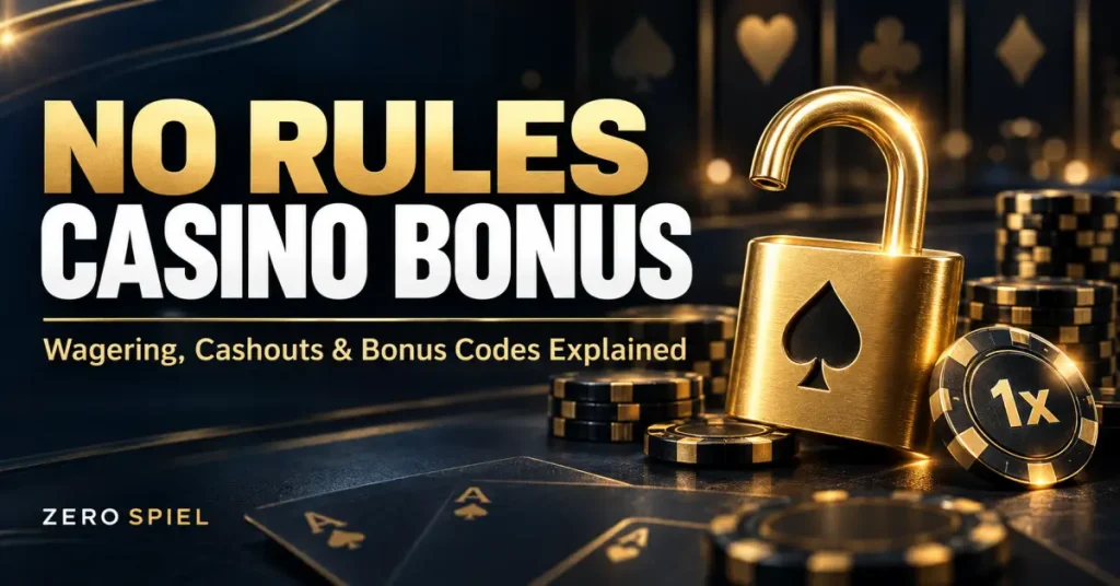 No Rules Casino Bonus