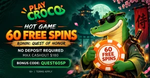 Play Croco Offers 350% up to $5,000 Plus 35 Spins and 60 Free Spins