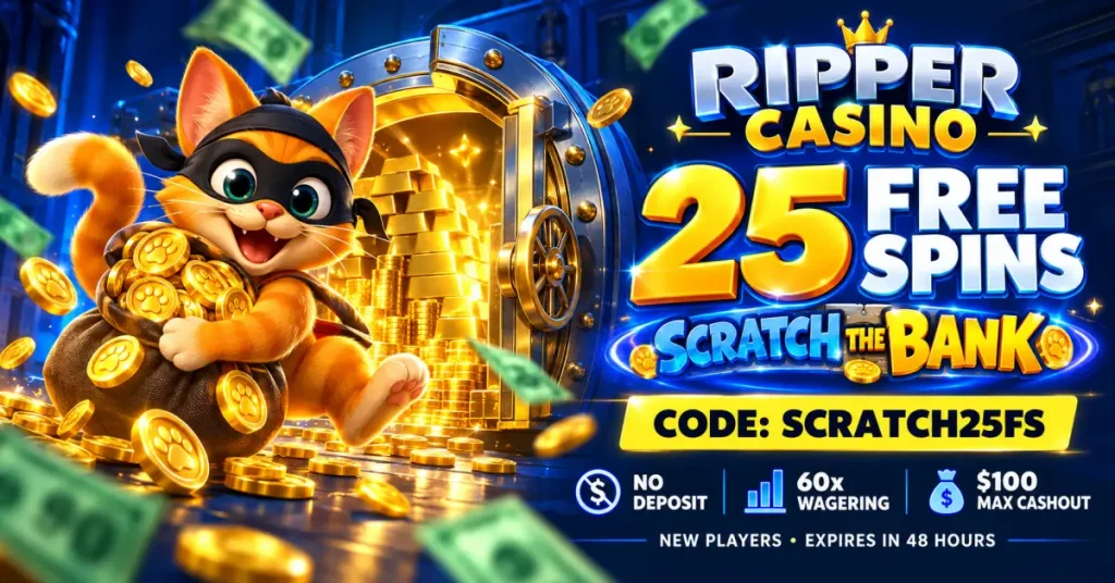 Ripper Casino 25 Free Spins