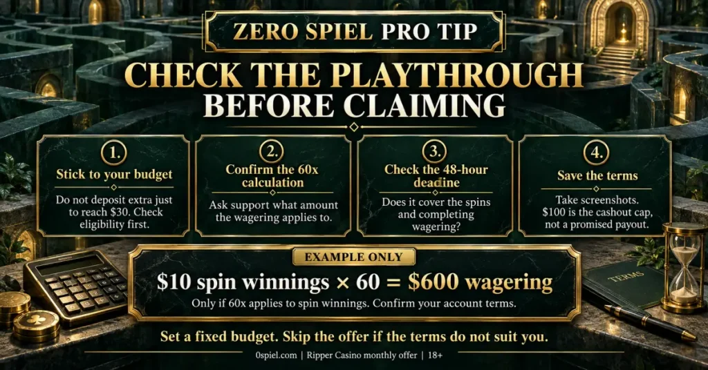 Responsible Casino Playthrough Guide