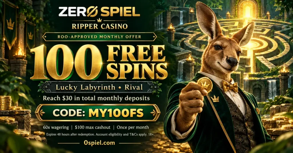 Ripper Casino’s Lucky Labyrinth Offer